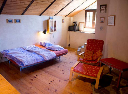 Chateau du Blat: Schlafcouch im aufenthaltsraum in Ferienwohnung N2