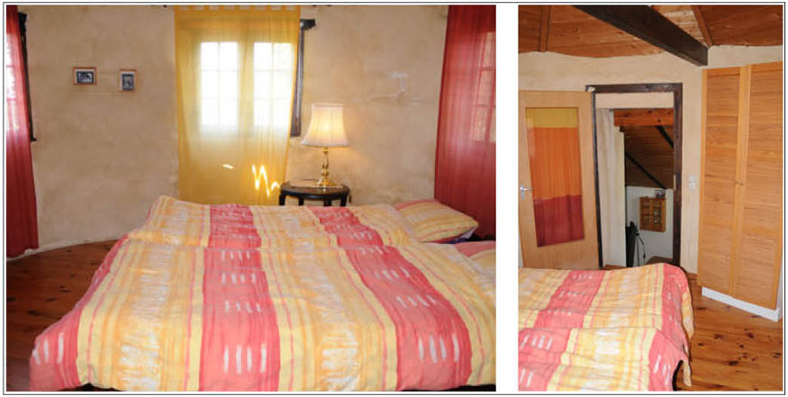 Chateau du Blat: Chambre trs claire dans la tour Sud 